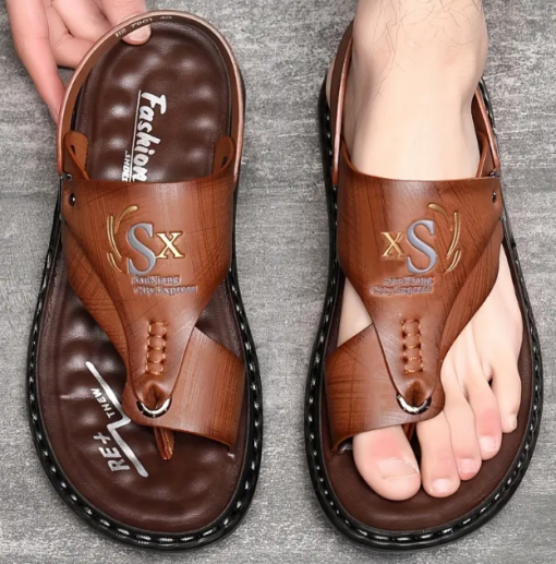 Men'S Summer Outdoor Casual Stylish Flat Sandals That Are Trendy And Multifunctional.