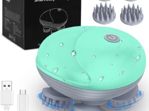 Upgraded Electric Scalp Massager, Portable Head Massager