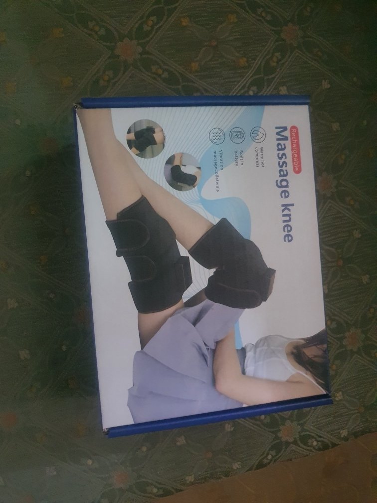 BlueIdea Knee Rechargeable Portable Massager (One Piece) Knee Support Belt Kneepad Compression Sleeve, Male and Female Articulated Knee Pads, Fatigue, Meniscus Tear, Knee Support Electric Heated Knee Pad Warm Leg Wrap Belt Brace Arthritis Pain Relief - Image 4