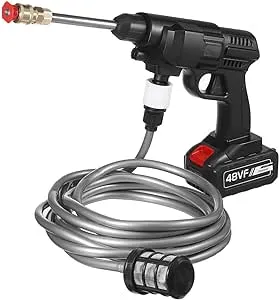 2 battery 48V 25000mAh 30Bar Cordless High Pressure Car Washer with Nozzles Water Gun Set Garden Cleaning Jet Washing Machine in Pakistan - Image 3