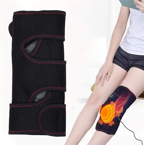BlueIdea Knee Rechargeable Portable Massager (One Piece) Knee Support Belt Kneepad Compression Sleeve, Male and Female Articulated Knee Pads, Fatigue, Meniscus Tear, Knee Support Electric Heated Knee Pad Warm Leg Wrap Belt Brace Arthritis Pain Relief - Image 3