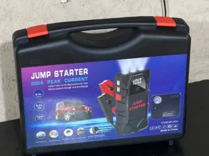 4in1 Car Jump Starter with Tire Inflator Chargeable Power Station Air Compressor Battery Starter