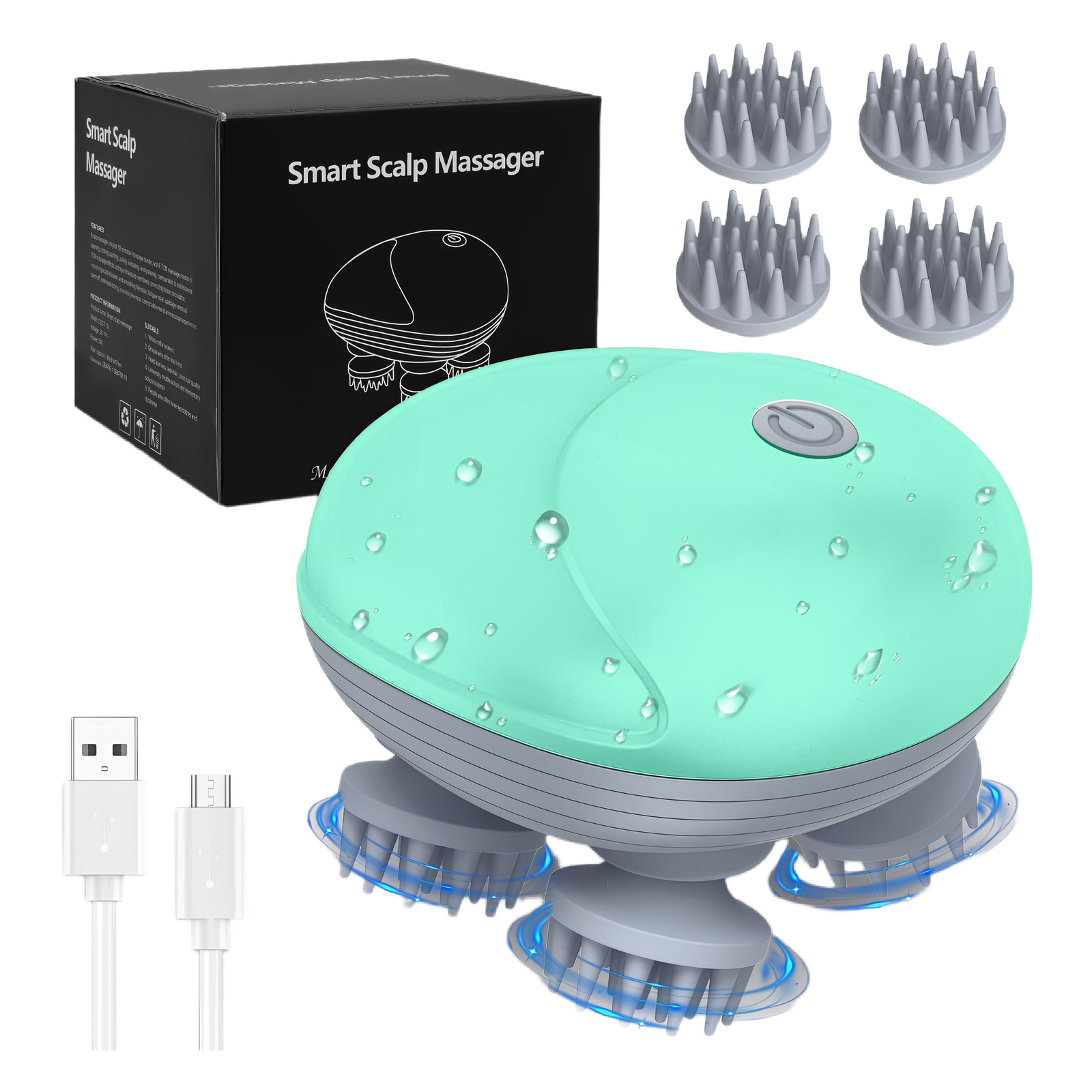 New Electric Head Massager Wireless Scalp Massager - Image 3