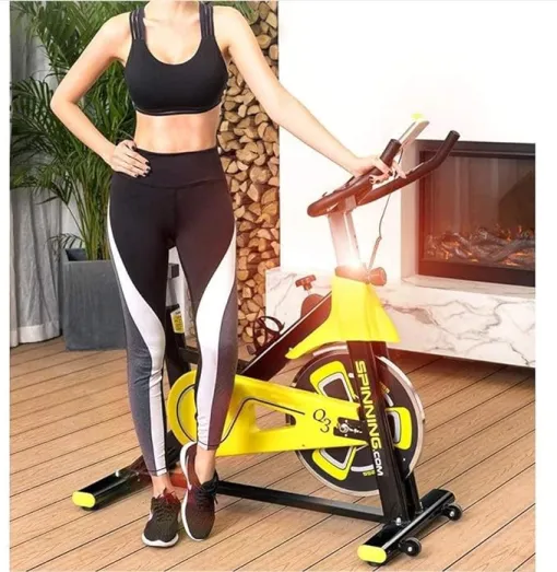 Spinning Bike | Indoor Exercise Bike | Vertical Fitness Bike Home Gym - Image 3