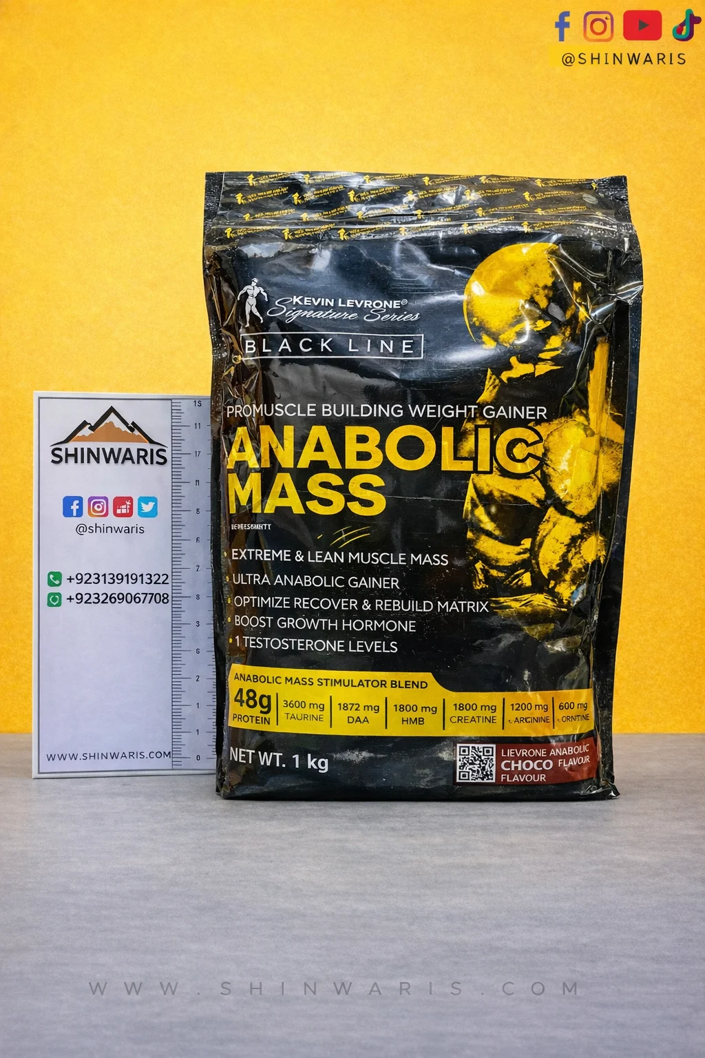 Anabolic Mass Gainer Protein 2lb price in pakistan