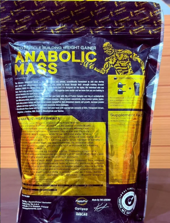 Anabolic Mass Gainer Protein 2lb price in pakistan - Image 5