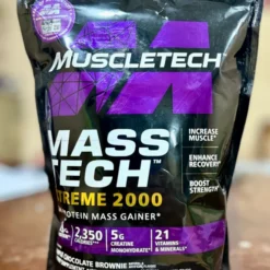 Alternative view of MuscleTech Mass-Tech Extreme 2000 – 1kg Weight Gainer