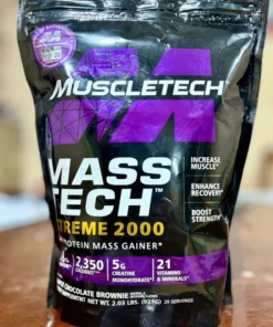 Alternative view of MuscleTech Mass-Tech Extreme 2000 – 1kg Weight Gainer