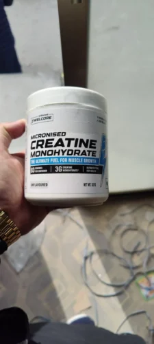 Creatine monohydrate best price in pakistan Wellcore Pure Micronised Creatine Powder (83 Servings, Unflavoured) photo review