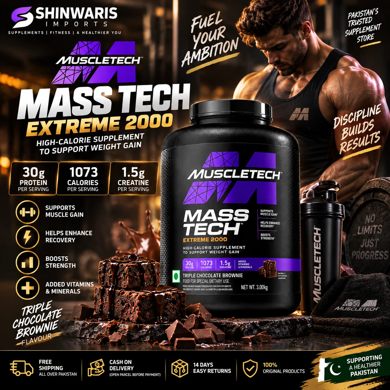 MuscleTech Mass-Tech Extreme 2000 6 LBS - Image 6