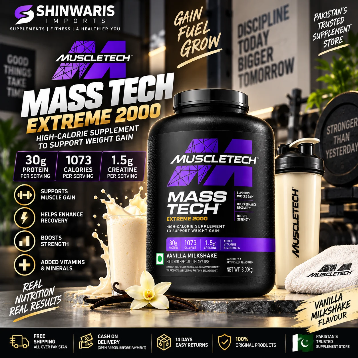 MuscleTech Mass-Tech Extreme 2000 6 LBS - Image 5