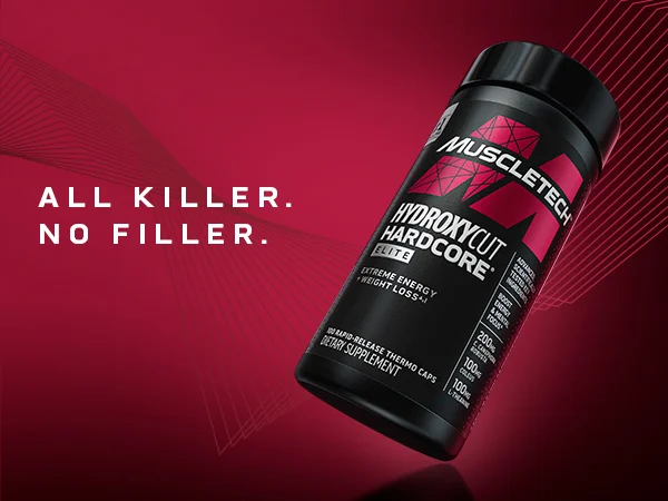 Muscletech – Hydroxycut Hardcore Elite 50 Servings 100 Capsules - Image 3