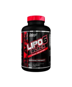 Alternative view of Nutrex Research – Lipo-6 Black – Fat Burning – 40 Servings 120 Liquid-Caps